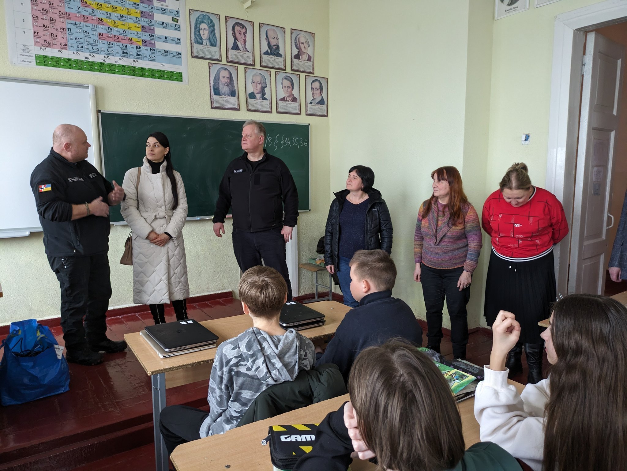 [Skolelinux i bruk i ukrainsk klasserom]